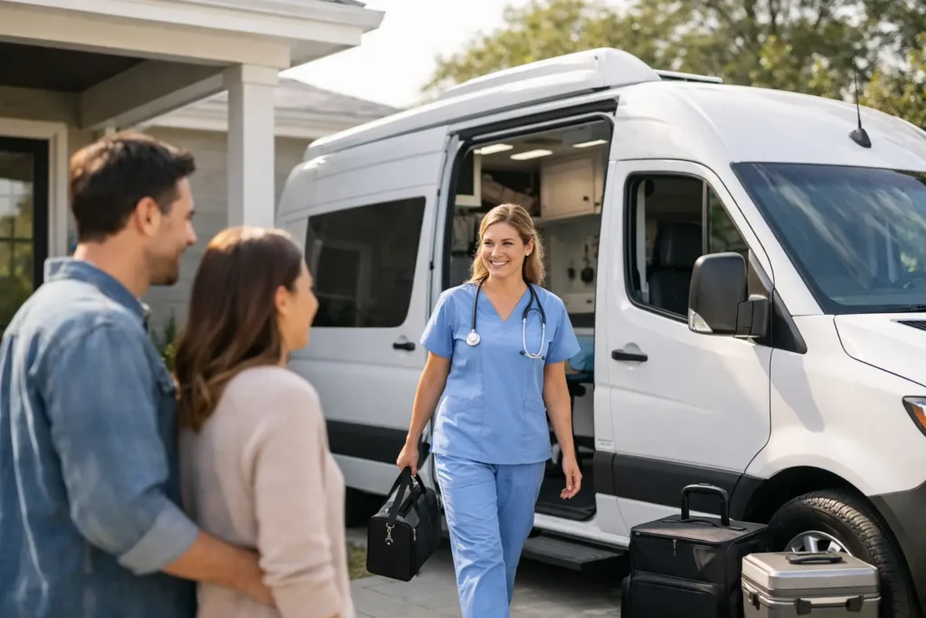 How Mobile Wellness Visits Work